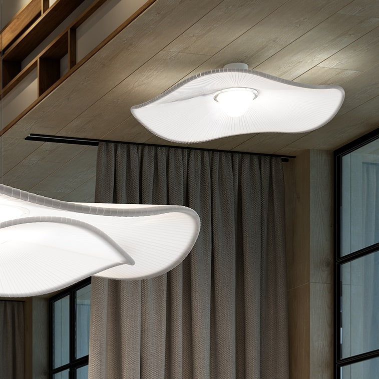 Mediterrania Pendant, 105 cm 2 Tiers, Cream Ribbons, LED, 17.1W, Triac Dim, IP20