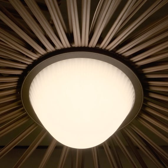 Mediterrania Ceiling, 105 cm, Brown, LED, 17.1W, Triac Dim, IP66
