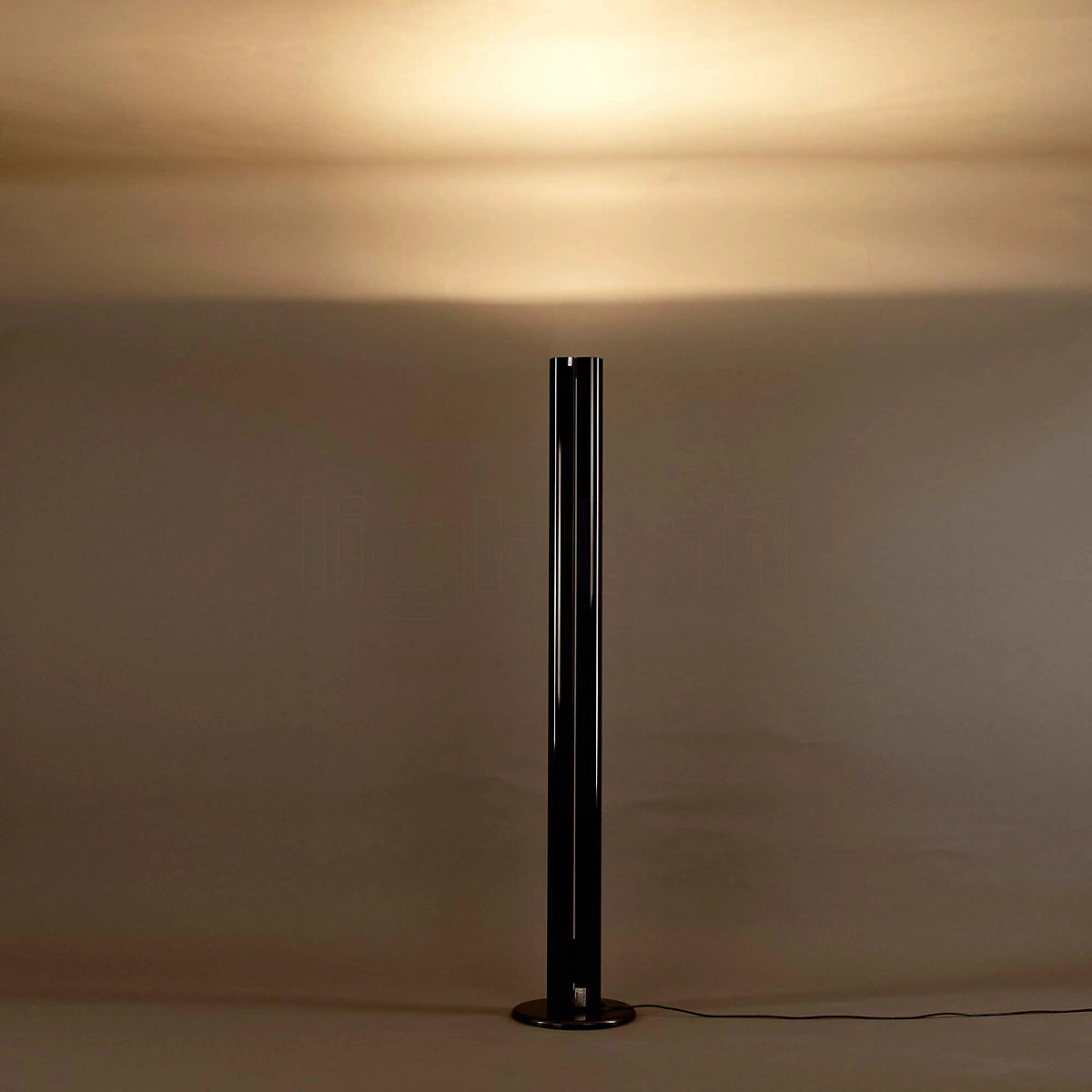 Megaron Floor Lamp, Polished Anodised Aluminium, LED, Touch Dim, IP20