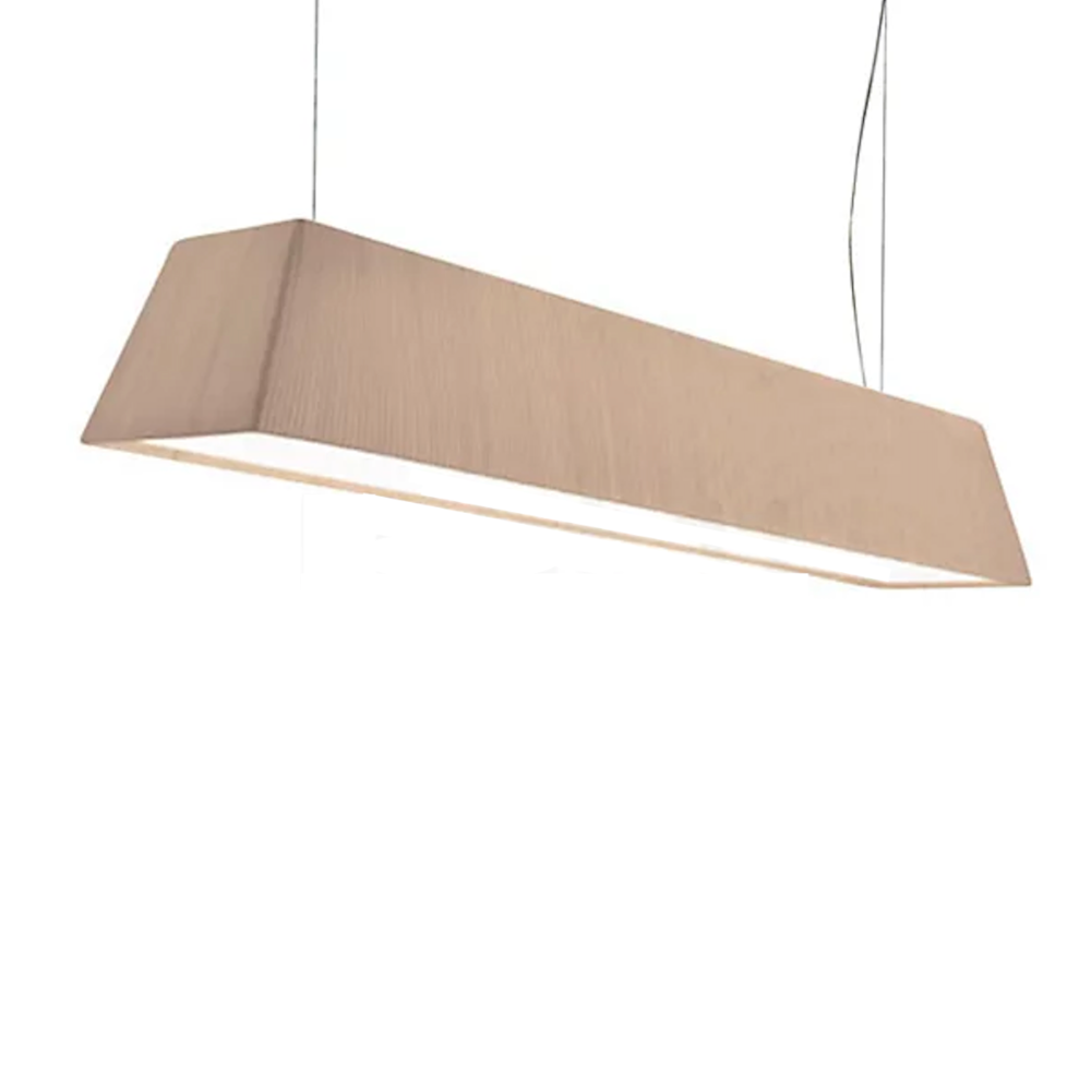 Mei Linear Pendant, 120 cm, Cotton Fabric, E27, IP20