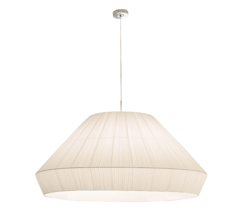 Mei Pendant, 150 cm, Cream Ribbons, E27, IP20