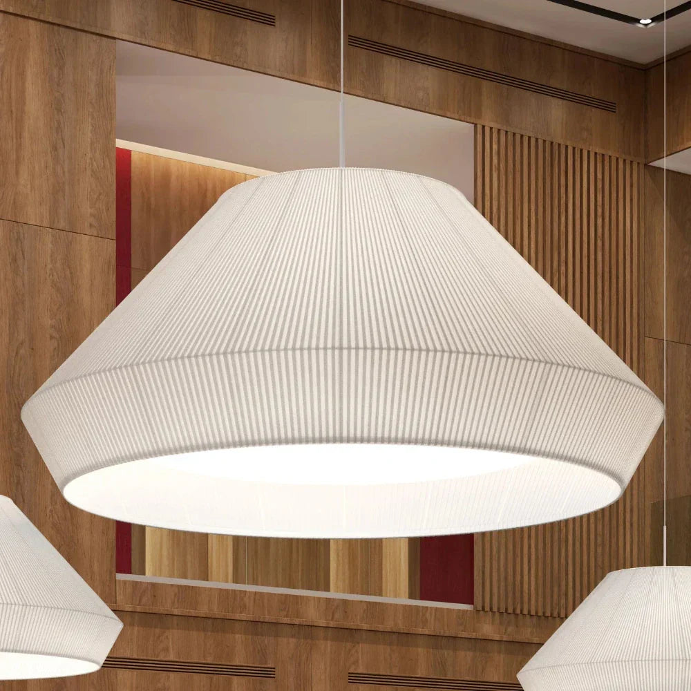 Mei Pendant, 60 cm, White Ribbons, E27, IP20