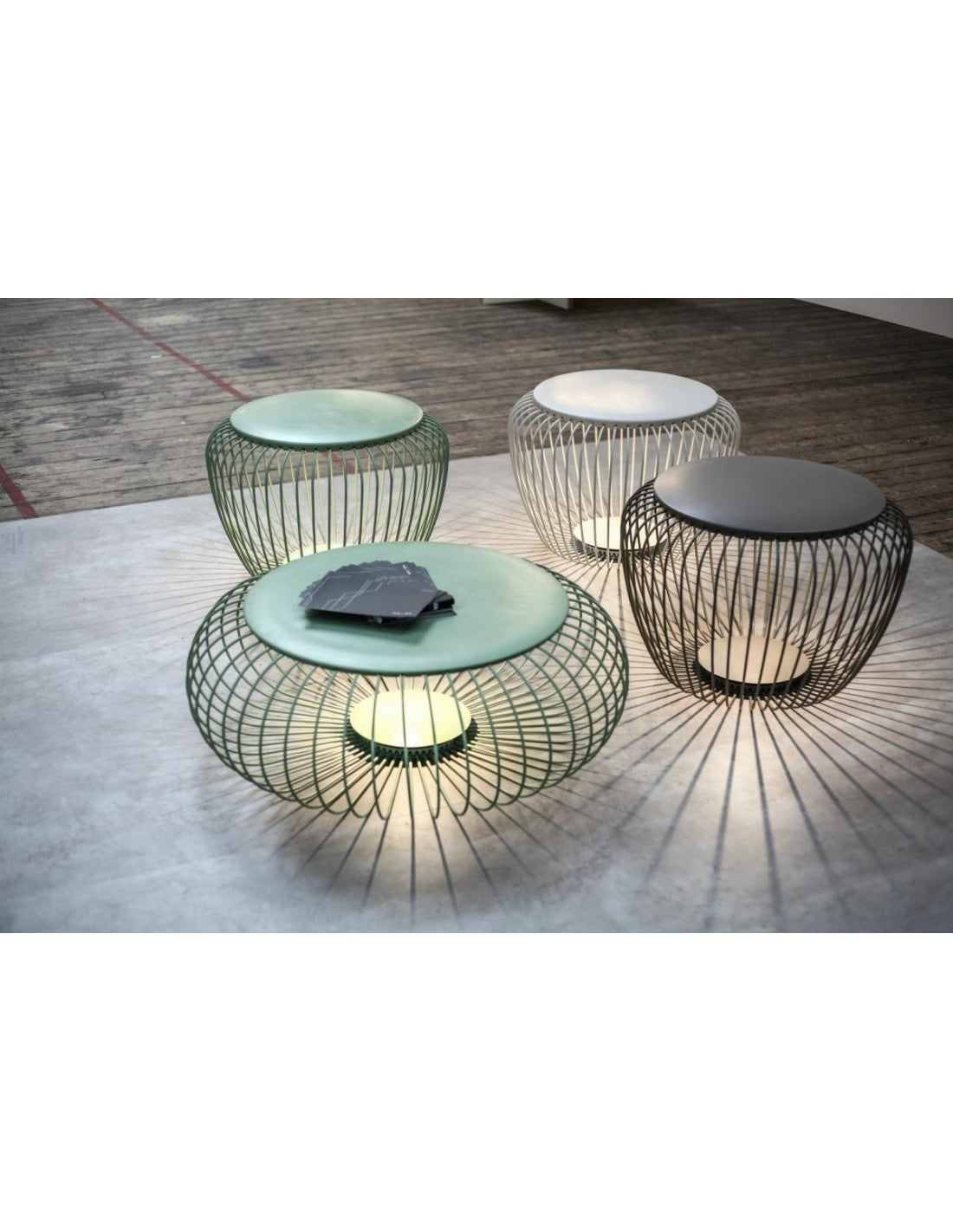 Meridiano Floor, Tall, Off-White, LED, 9W, On/Off, Plugs In, IP65