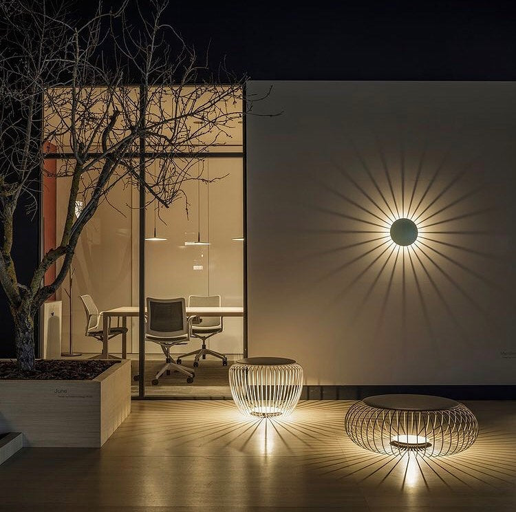 Meridiano Floor, Tall, Off-White, LED, 9W, On/Off, Plugs In, IP65