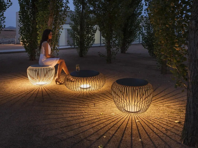 Meridiano Floor, Tall, Off-White, LED, 9W, On/Off, Plugs In, IP65
