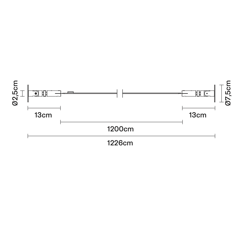 Metro Surface Mounted Metal LED Strip, 1-10v Dim or On/Off