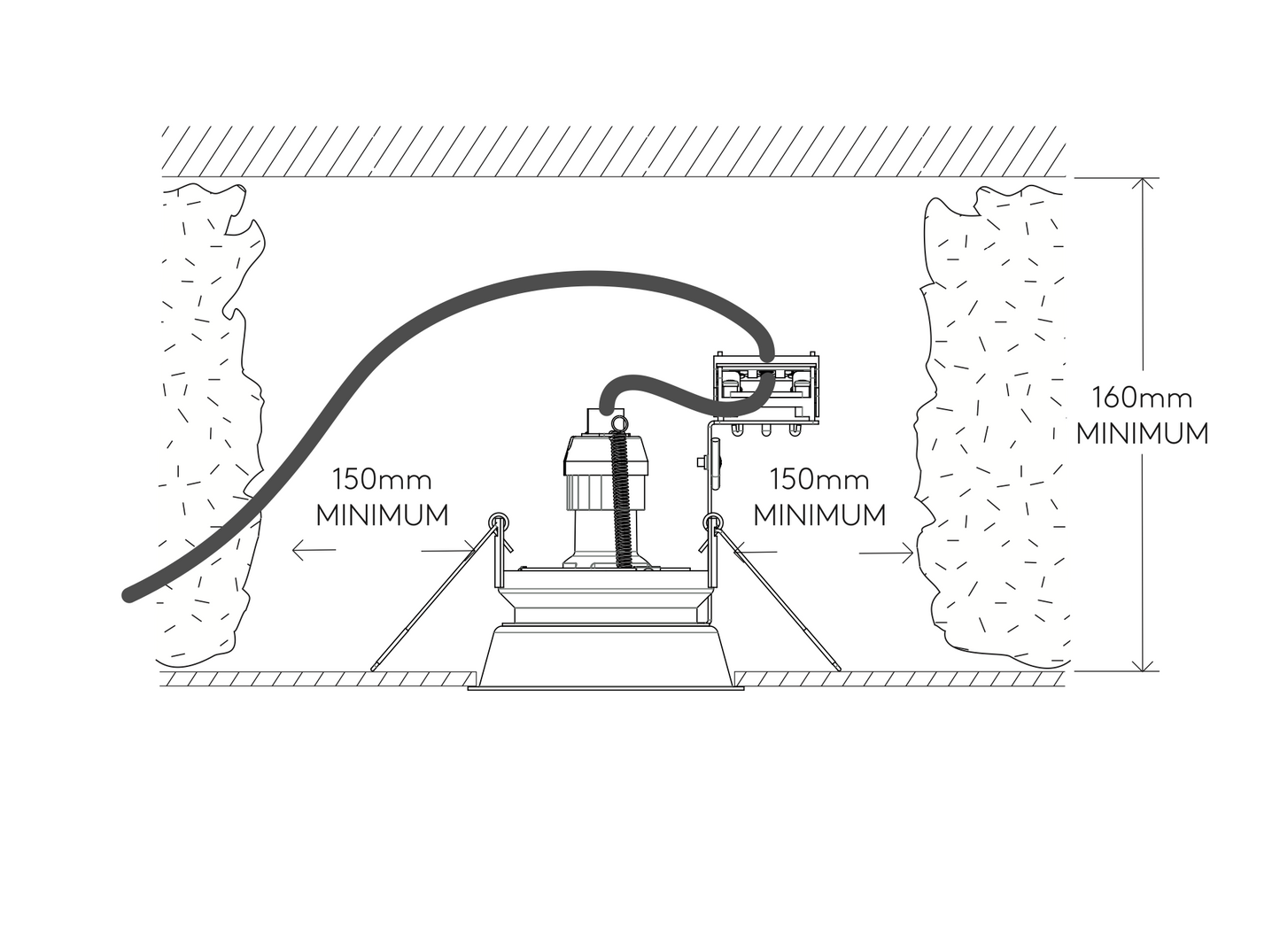 Technical diagram showing a pump with pipes and dimensions on a white background