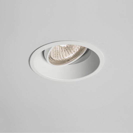Recessed ceiling light fixture on a white background