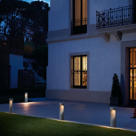 Moai Bollard, 35 cm, Cement, LED, 6.5W, Triac Dim, IP66
