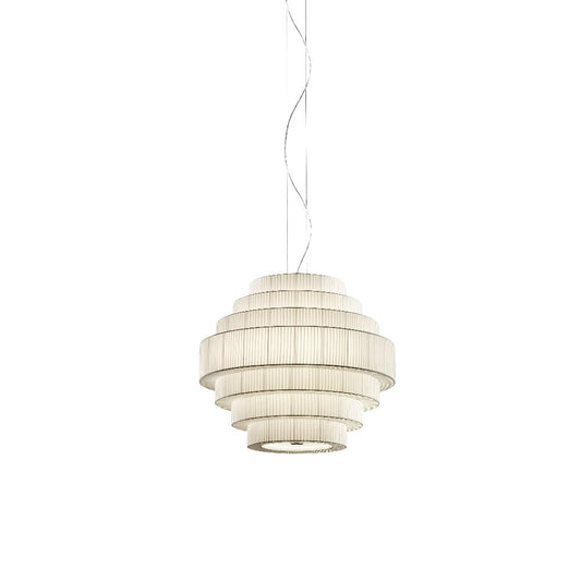 Mos Pendant, 60 cm, Cream Ribbons, E27, IP20