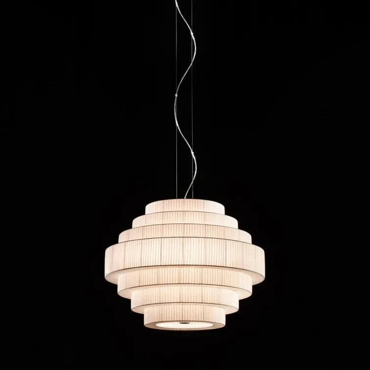 Mos Pendant, 90 cm, Cream Ribbons, E27, IP20