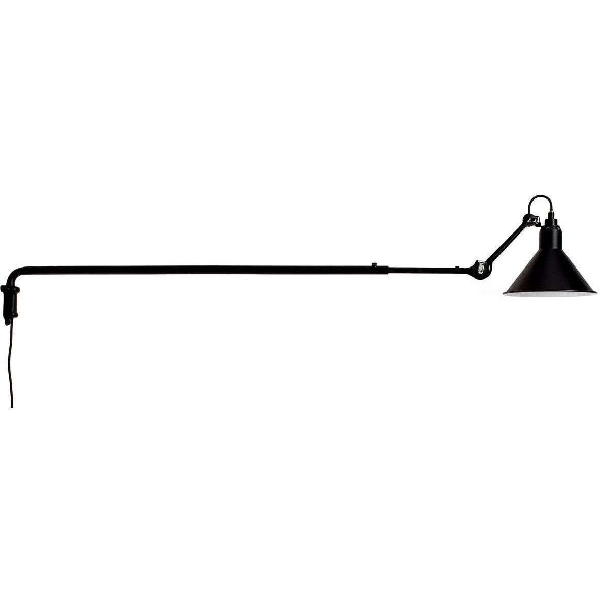 Gras N213 Adjustable Linear Wall Cone Black Shade, Plug In, E14, IP20