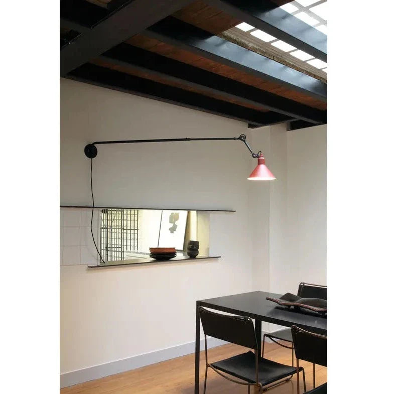 Gras N213 Adjustable Linear Wall Cone Brass Shade, Plug In, E14, IP20