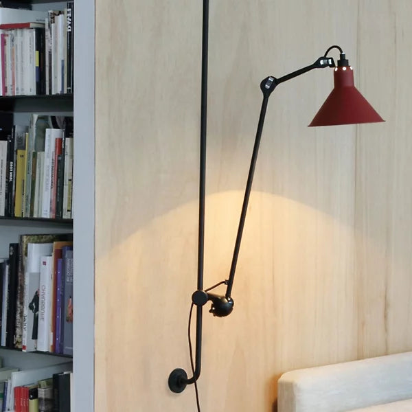 Gras N214 Adjustable Wall Bracket Cone Brass Shade, Plug In, E14, IP20