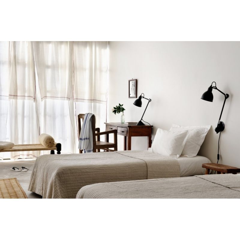 Gras N222 Adjustable Wall Long Up Arm Red Shade, Plug In, E14, IP20