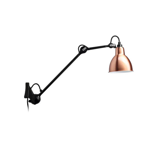 Gras N222 Adjustable Wall Long Up Arm Copper Shade, Plug In, E14, IP20