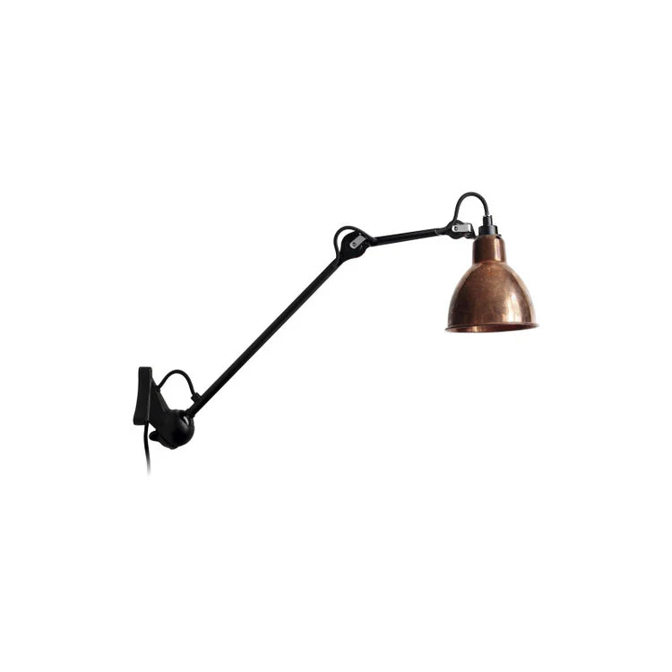 Gras N222 Adjustable Wall Long Up Arm Raw Copper Shade, Plug In, E14, IP20