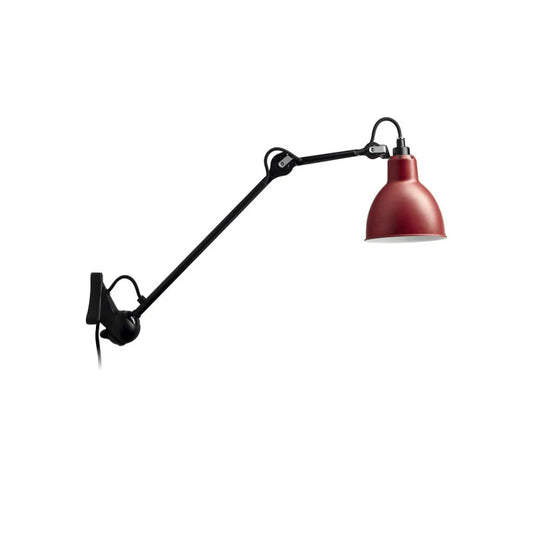 Gras N222 Adjustable Wall Long Up Arm Red Shade, Plug In, E14, IP20