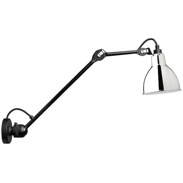 Gras N304 L Adjustable Wall 1 Long Up Arm Chrome Shade, E14, IP20