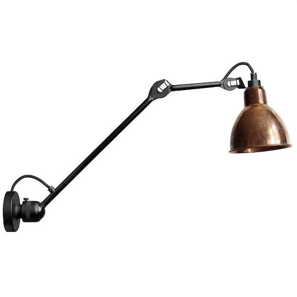 Gras N304 L Adjustable Wall 1 Long Up Arm Raw Copper Shade, E14, IP20