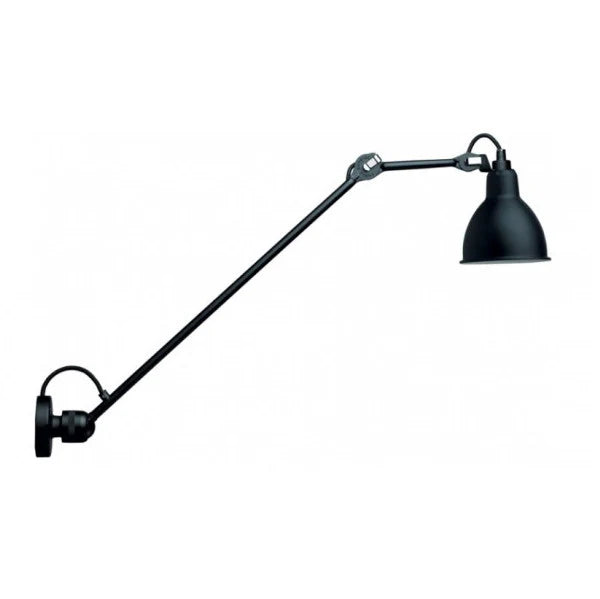 Gras N304 L Adjustable Wall 1 Long Up Arm Black Shade, E14, IP20