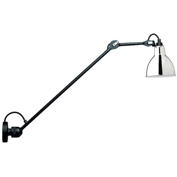 Gras N304 L Adjustable Wall 1 Long Up Arm Chrome Shade, E14, IP20