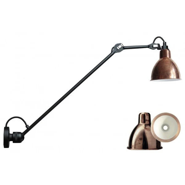 Gras N304 L Adjustable Wall 1 Long Up Arm Raw Copper Shade, E14, IP20