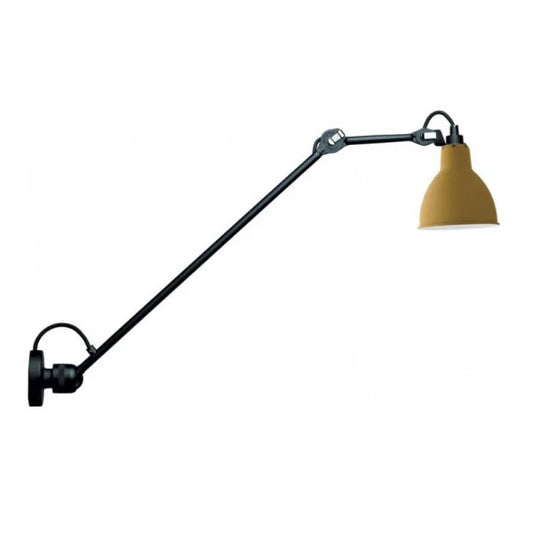 Gras N304 L Adjustable Wall 1 Long Up Arm Yellow Shade, E14, IP20