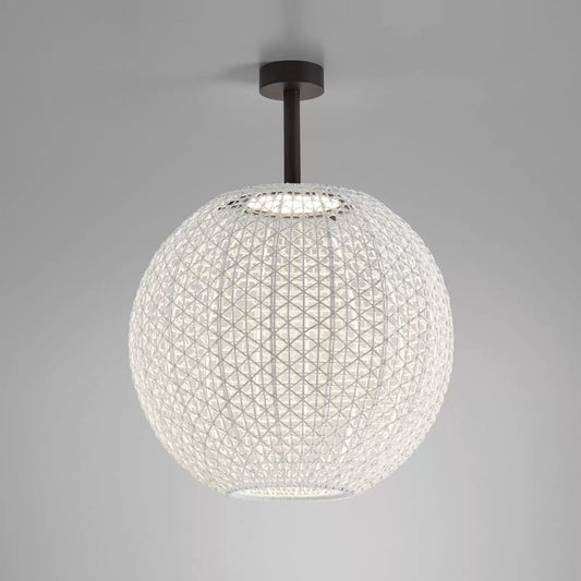 Nans Ceiling, Sphere, 60 cm, Beige, LED, 14W, Triac Dim, IP54