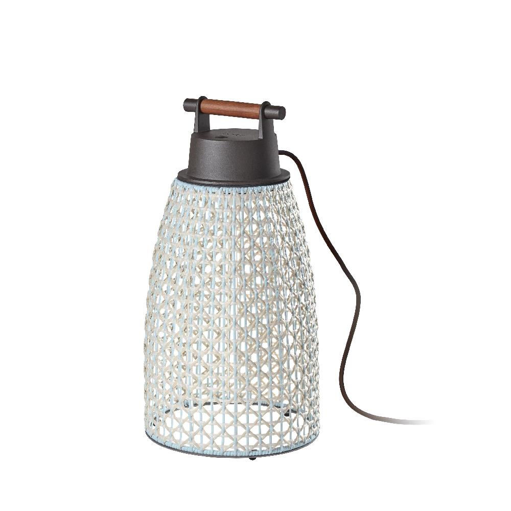 Nans Table, Cone, 49 cm, Beige, LED, 6.3W, Touch Dim, Plugs In, IP54