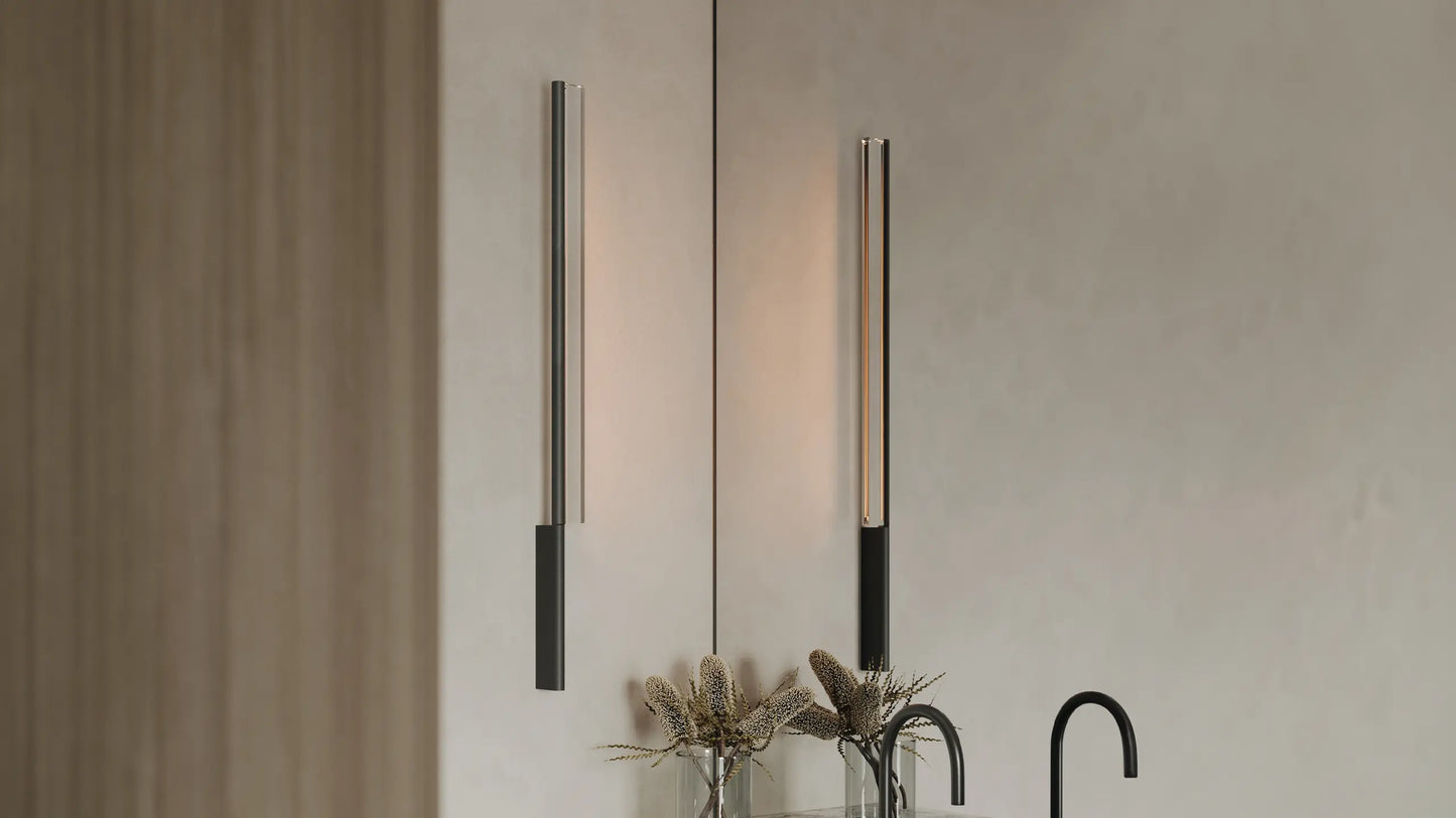 Napier Wall, Black and Crystal, Adjustable, LED, IP20