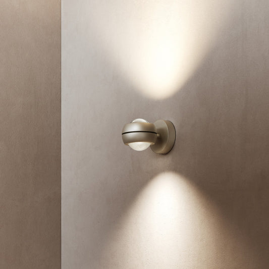 Nautilus Wall, Small Adjustable, Champagne, LED, Triac Dim, IP20