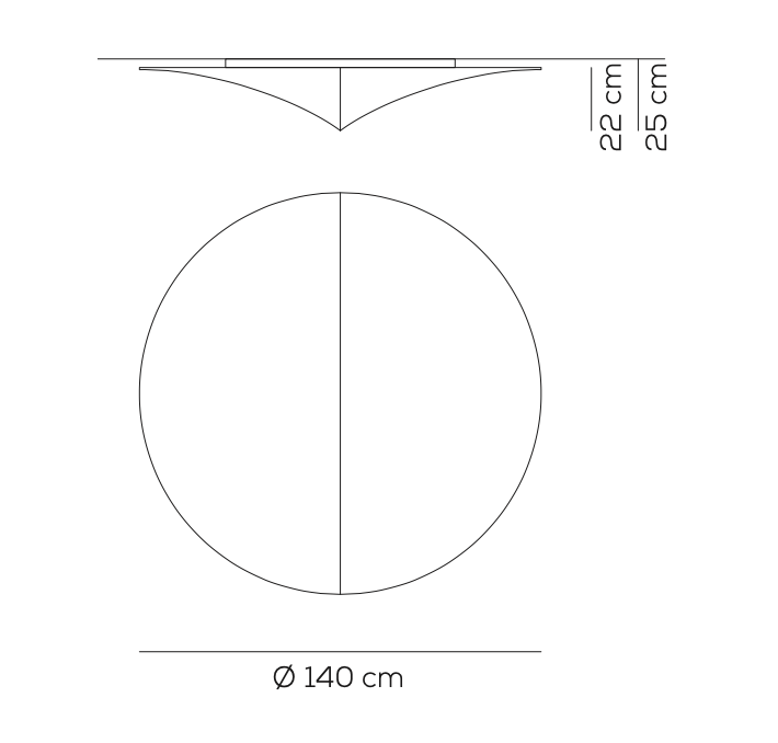 Nelly Round Ceiling or Wall, E27, IP20