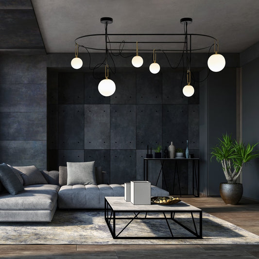 Nihm-Oval-Pendant-In-Situ-Dark-Chic-Lounge