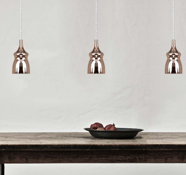 Nostalgia Pendant, Gold Glass, LED, Triac Dim, IP20