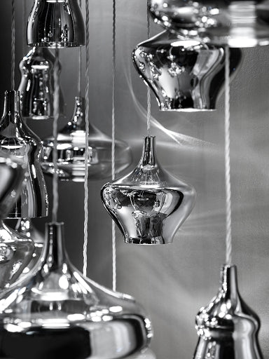 Nostalgia Pendant, Gold Glass, LED, Triac Dim, IP20