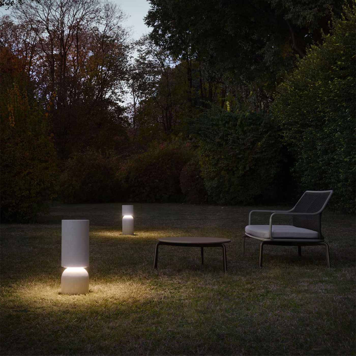 Nui Bollard, B, Concrete, LED, 14W, DALI Dim or On/Off, IP65
