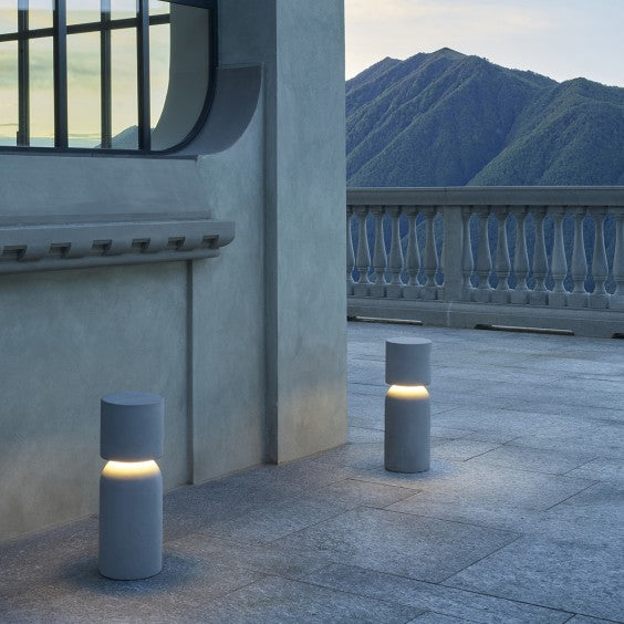 Nui Bollard, A, Concrete, LED, 14W, DALI Dim or On/Off, IP65