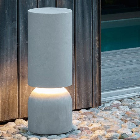 Nui Bollard, B, Concrete, LED, 14W, DALI Dim or On/Off, IP65