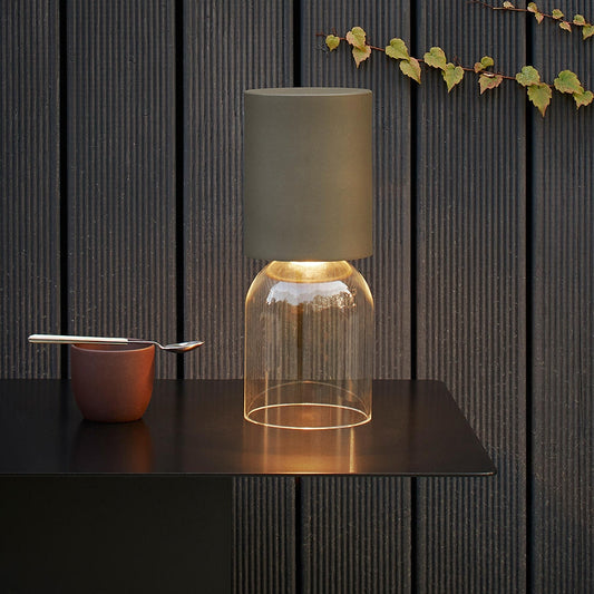 Nui Mini Wireless Table, Sand Shade, LED, Touch Dim, IP54