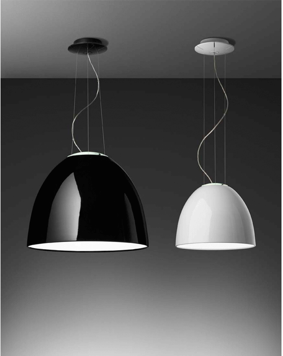 Nur Pendant, White Gloss, IP20