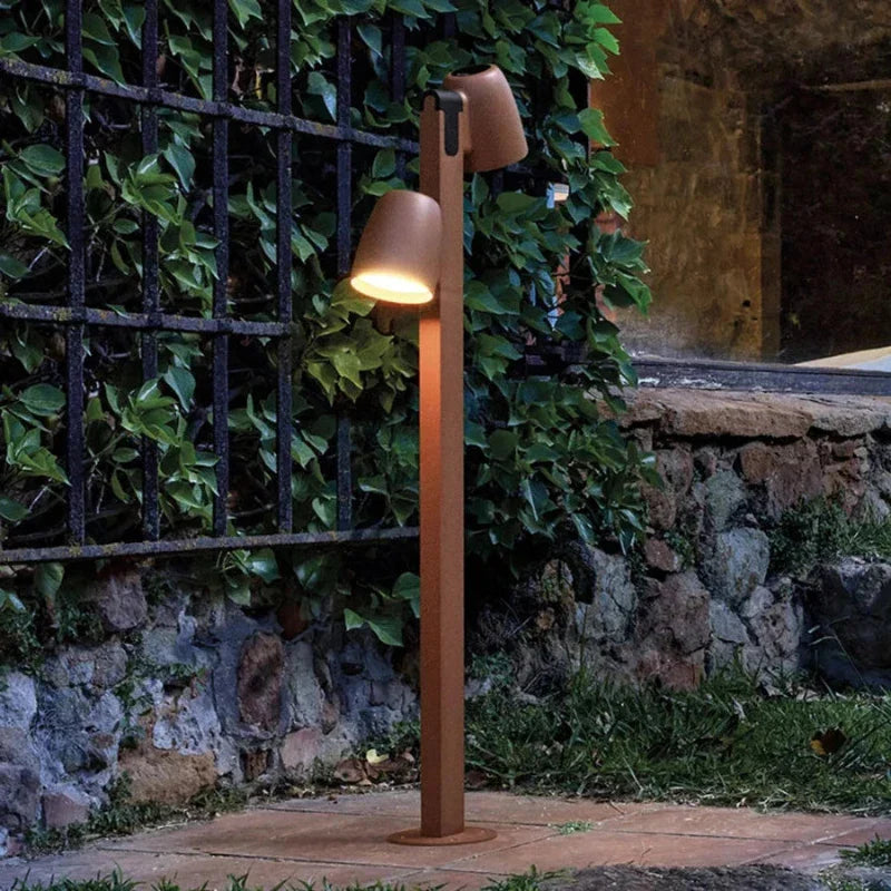 Nut Bollard, 90 cm, Black, LED, 6.3W, Triac Dim, IP65