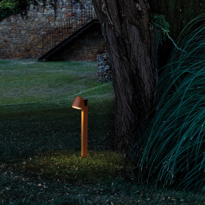 Nut Bollard, 90 cm, Black, LED, 6.3W, Triac Dim, IP65