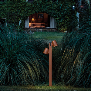 Nut Bollard, 90 cm, Black, LED, 6.3W, Triac Dim, IP65