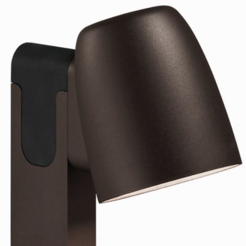 Nut Wall, Adjustable, Graphite Brown, LED, 6.3W, Triac Dim, IP54