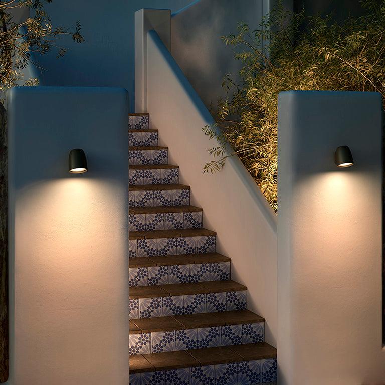 Nut Wall, Adjustable, White, LED, 6.3W, Triac Dim, IP54