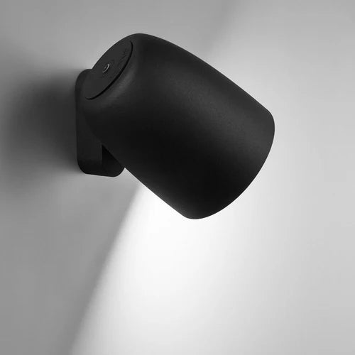 Nut Wall, Adjustable, Black, LED, 6.3W, Thumbswitch Touch Dim, IP54