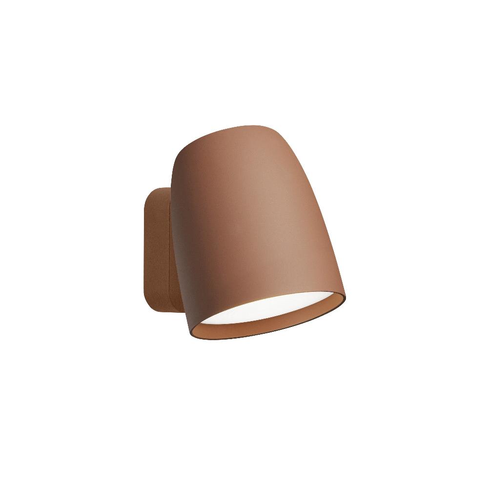 Nut Wall, Adjustable, Terracotta, LED, 6.3W, Thumbswitch Touch Dim, IP54