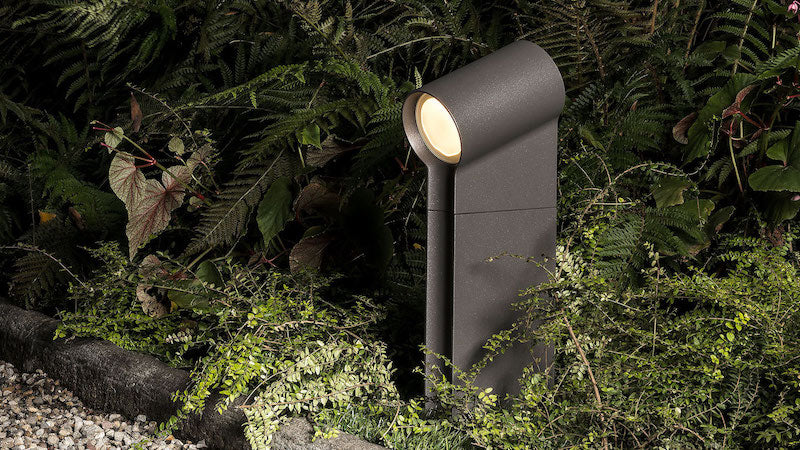 Oblique Bollard Light, Anthracite, LED, On/Off, IP65