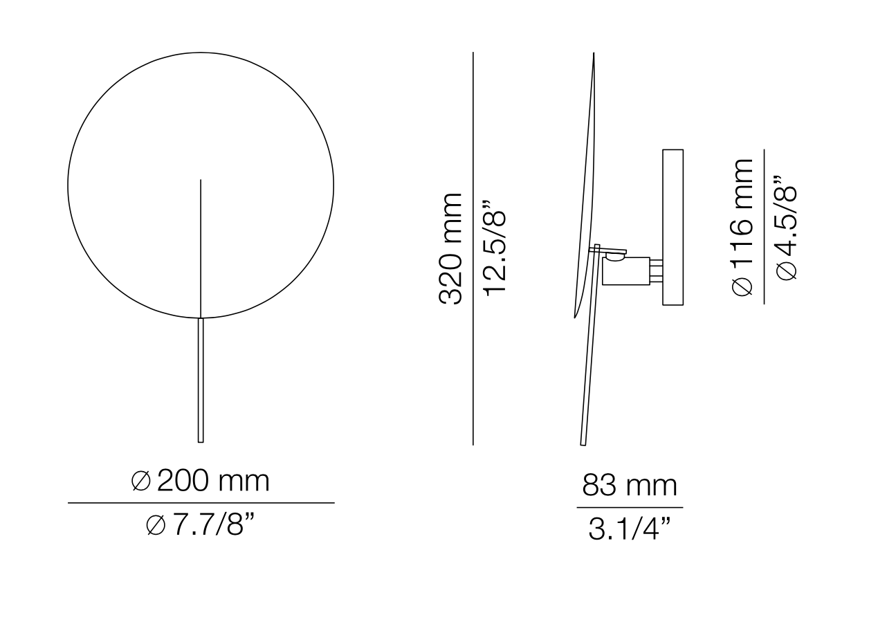 Obs Wall Light, Adjustable, White, LED, Triac